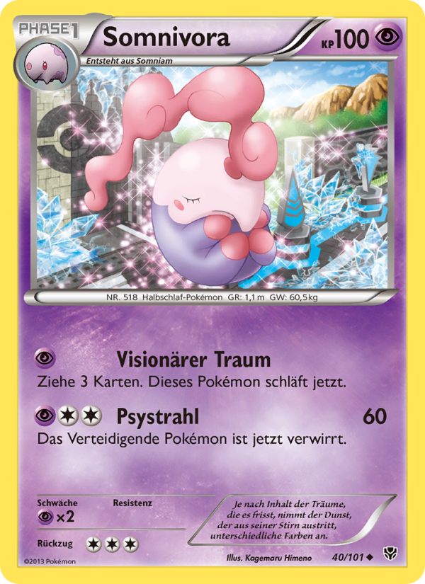 Somnivora 40 — Plasma Blast (German Pokémon TCG card)