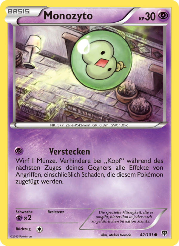 Monozyto 42 — Plasma Blast (German Pokémon TCG card)
