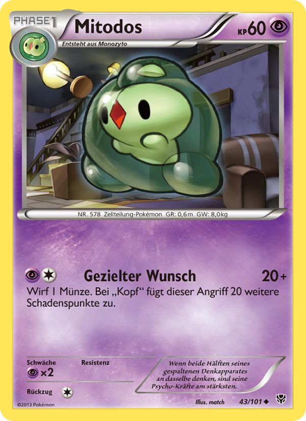 Mitodos 43 — Plasma Blast (German Pokémon TCG card)