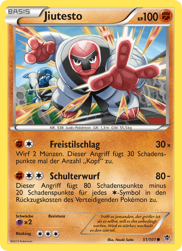 Jiutesto 51 — Plasma Blast (German Pokémon TCG card)