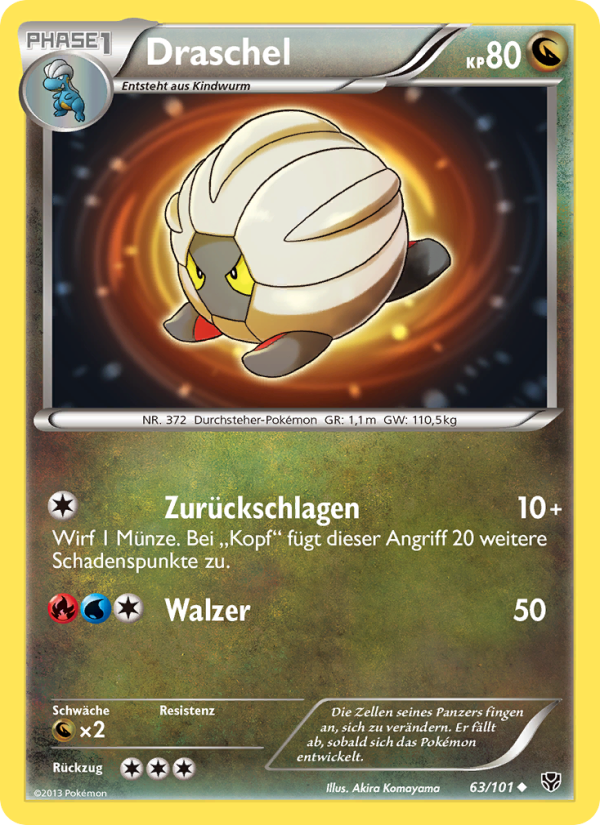 Draschel 63 — Plasma Blast (German Pokémon TCG card)
