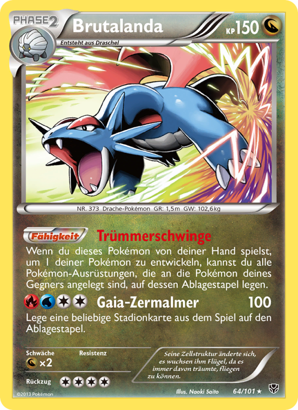 Brutalanda 64 — Plasma Blast (German Pokémon TCG card)