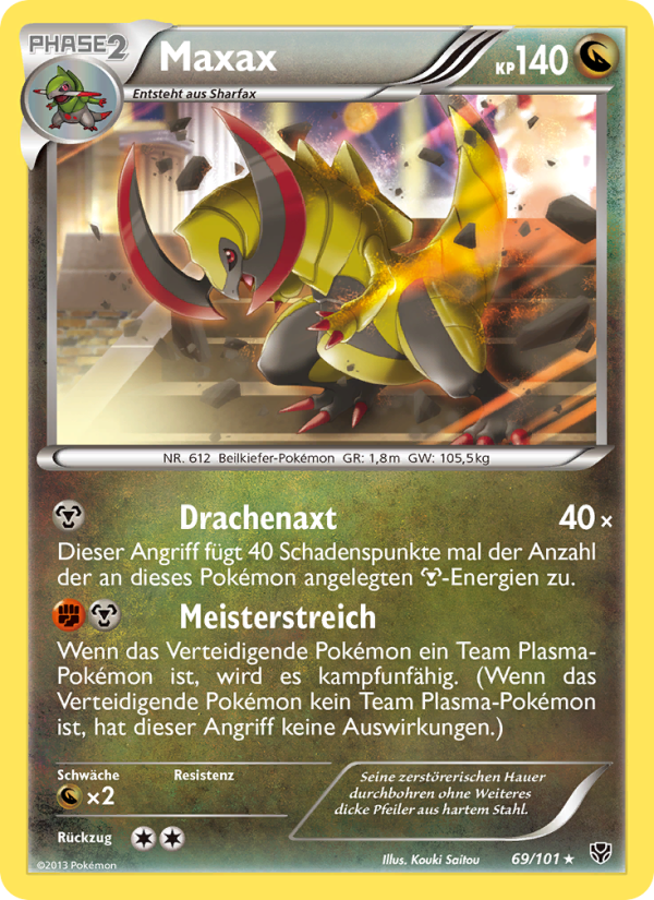 Maxax 69 — Plasma Blast (German Pokémon TCG card)