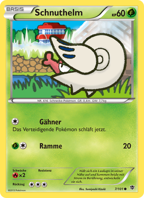 Schnuthelm 7 — Plasma Blast (German Pokémon TCG card)