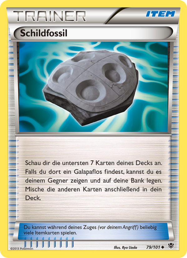 Schildfossil 79 — Plasma Blast (German Pokémon TCG card)