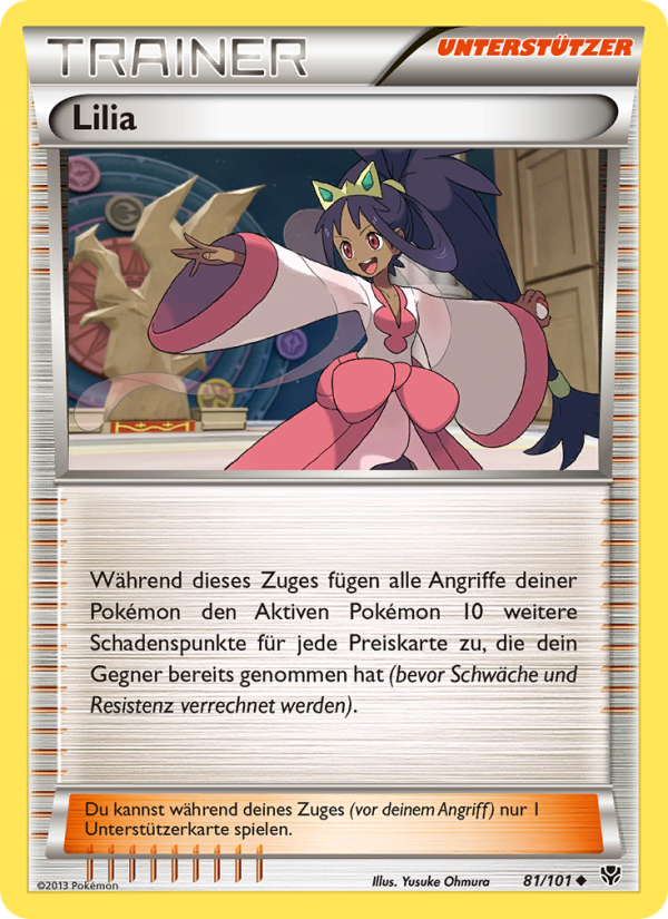 Lilia 81 — Plasma Blast (German Pokémon TCG card)