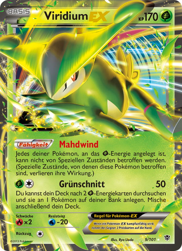 Viridium-EX 9 — Plasma Blast (German Pokémon TCG card)