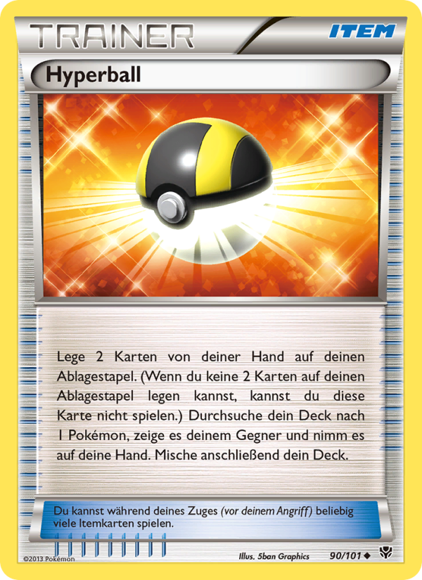 Hyperball 90 — Plasma Blast (German Pokémon TCG card)