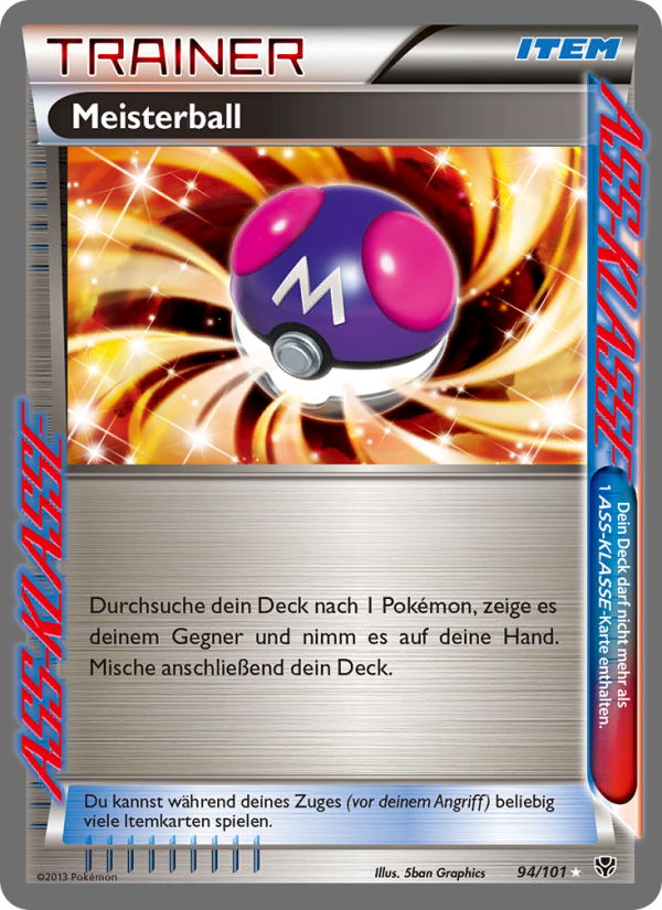 Meisterball 94 — Plasma Blast (German Pokémon TCG card)