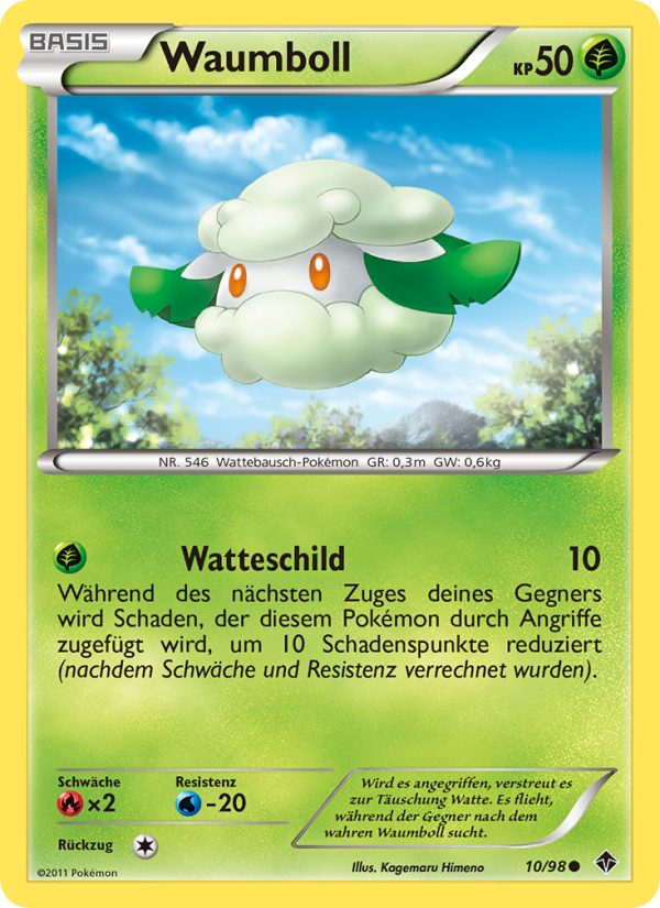 Waumboll 10 — Emerging Powers (German Pokémon TCG card)
