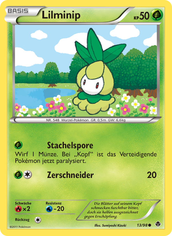 Lilminip 13 — Emerging Powers (German Pokémon TCG card)