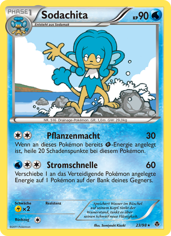 Sodachita 23 — Emerging Powers (German Pokémon TCG card)