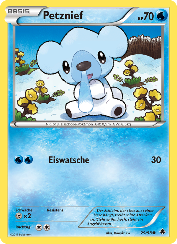 Petznief 29 — Emerging Powers (German Pokémon TCG card)
