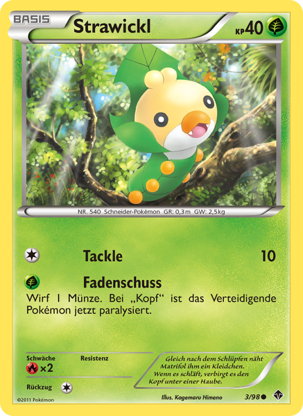 Strawickl 3 — Emerging Powers (German Pokémon TCG card)