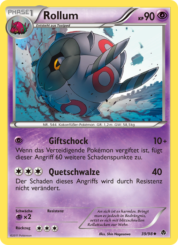 Rollum 39 — Emerging Powers (German Pokémon TCG card)