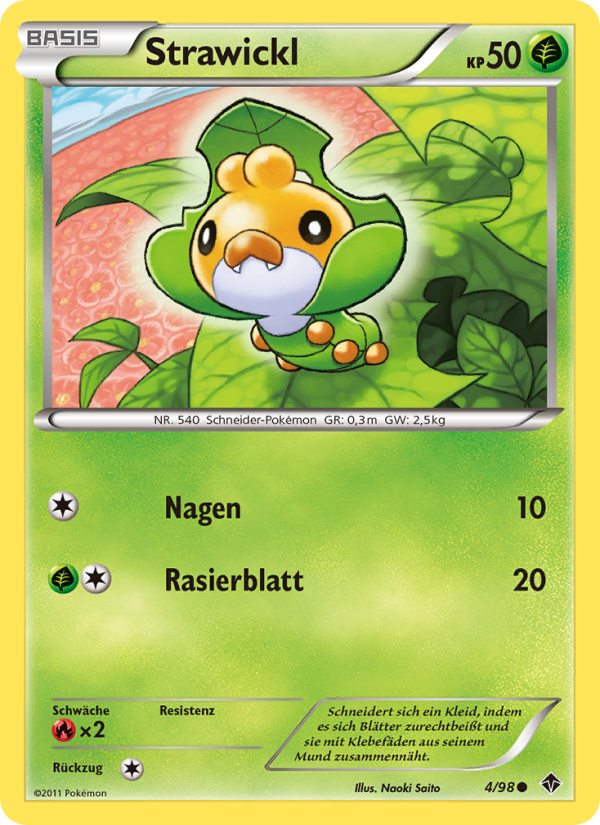 Strawickl 4 — Emerging Powers (German Pokémon TCG card)
