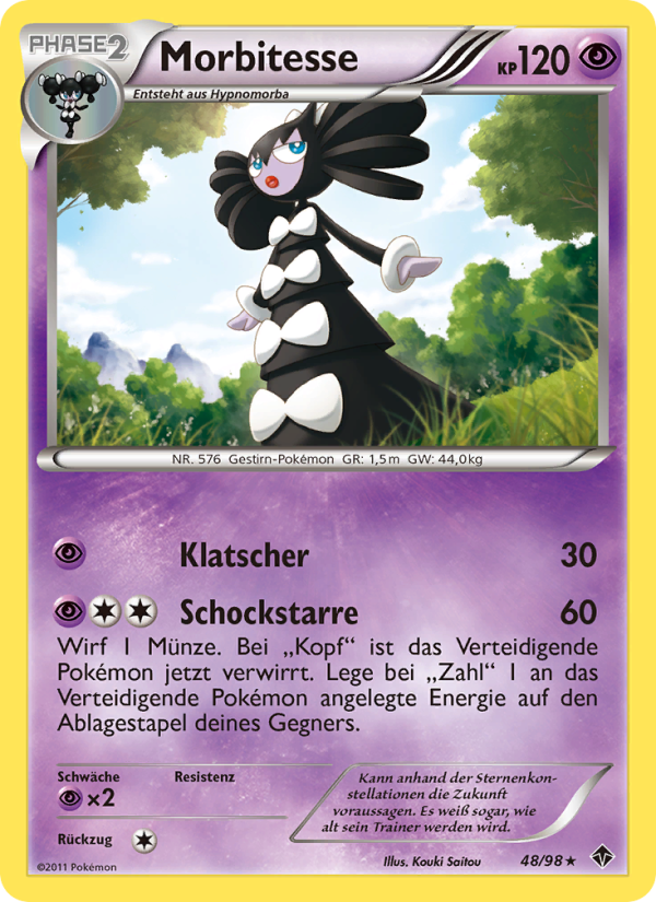 Morbitesse 48 — Emerging Powers (German Pokémon TCG card)