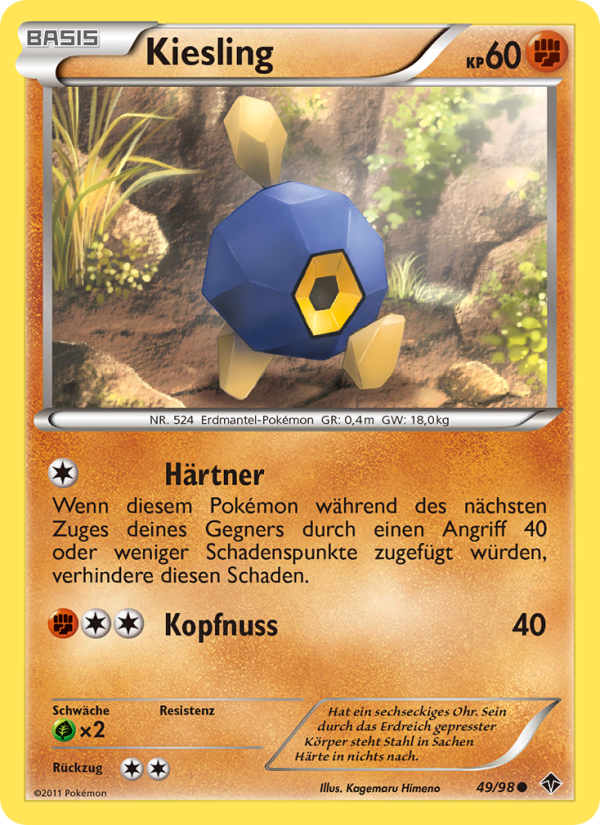 Kiesling 49 — Emerging Powers (German Pokémon TCG card)