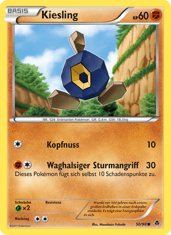 Kiesling 50 — Emerging Powers (German Pokémon TCG card)