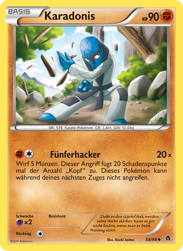 Karadonis 59 — Emerging Powers (German Pokémon TCG card)