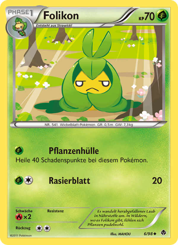 Folikon 6 — Emerging Powers (German Pokémon TCG card)