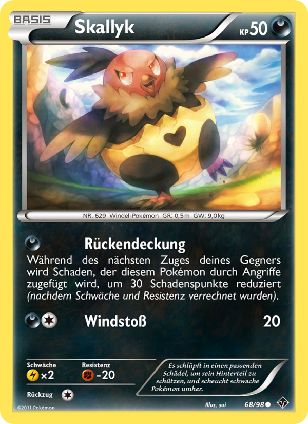 Skallyk 68 — Emerging Powers (German Pokémon TCG card)