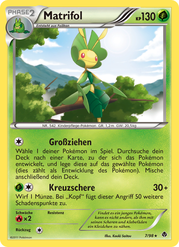 Matrifol 7 — Emerging Powers (German Pokémon TCG card)