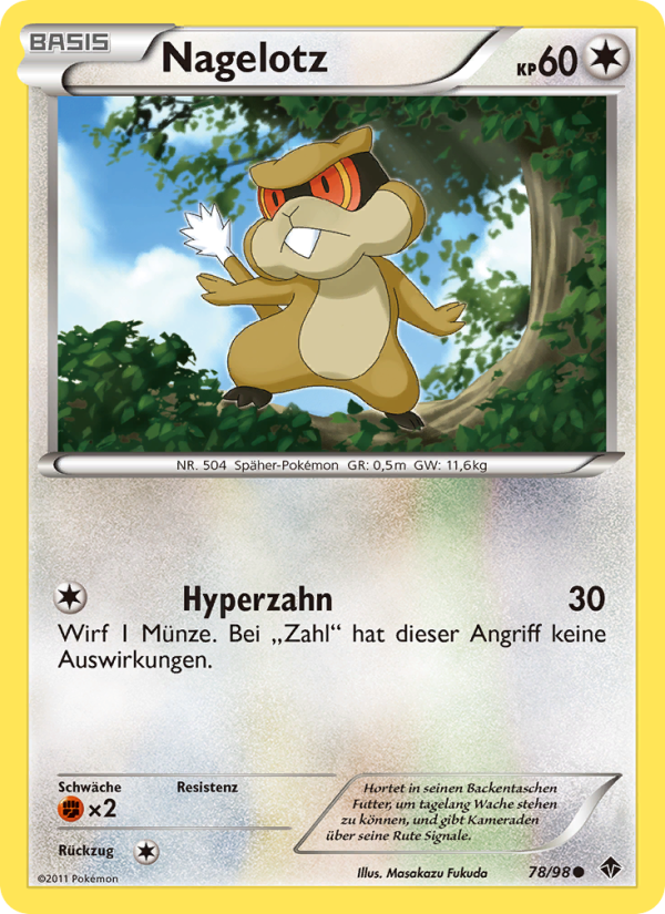 Nagelotz 78 — Emerging Powers (German Pokémon TCG card)