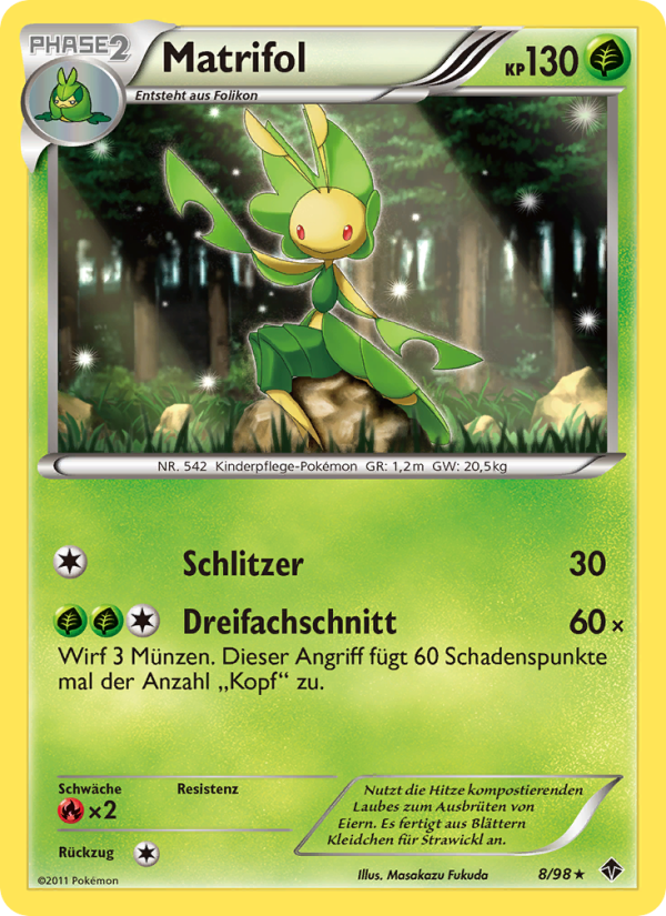 Matrifol 8 — Emerging Powers (German Pokémon TCG card)