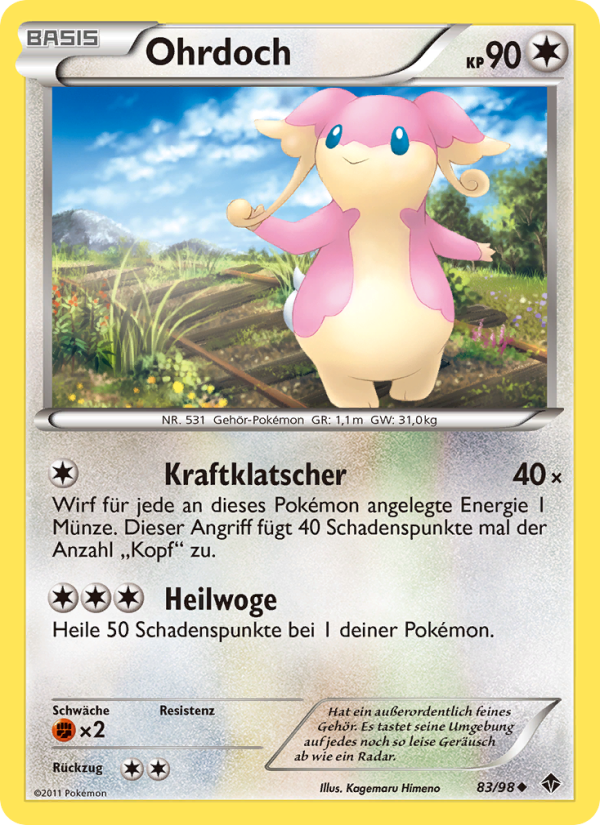 Ohrdoch 83 — Emerging Powers (German Pokémon TCG card)
