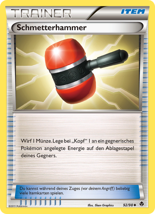 Schmetterhammer 92 — Emerging Powers (German Pokémon TCG card)