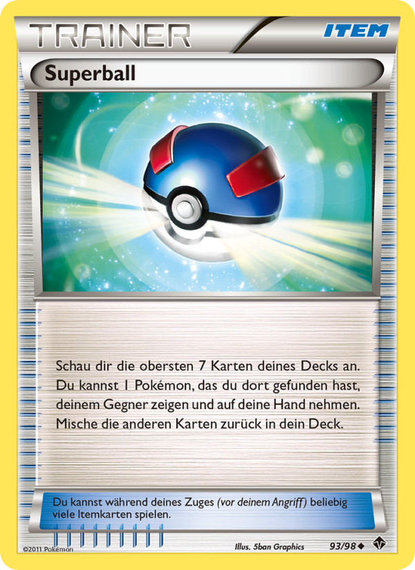 Superball 93 — Emerging Powers (German Pokémon TCG card)