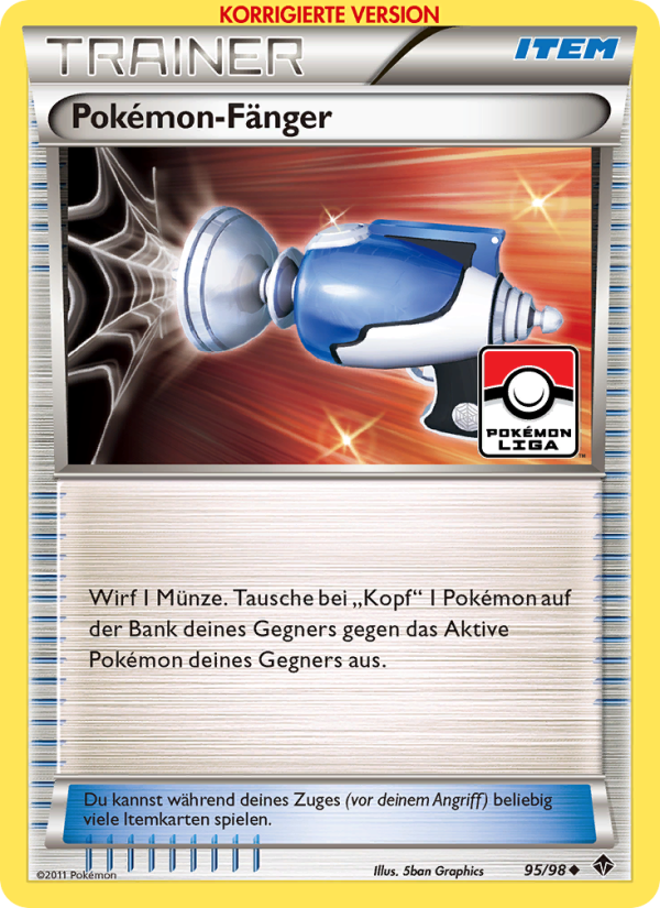 Pokémon-Fänger 95 — Emerging Powers (German Pokémon TCG card)