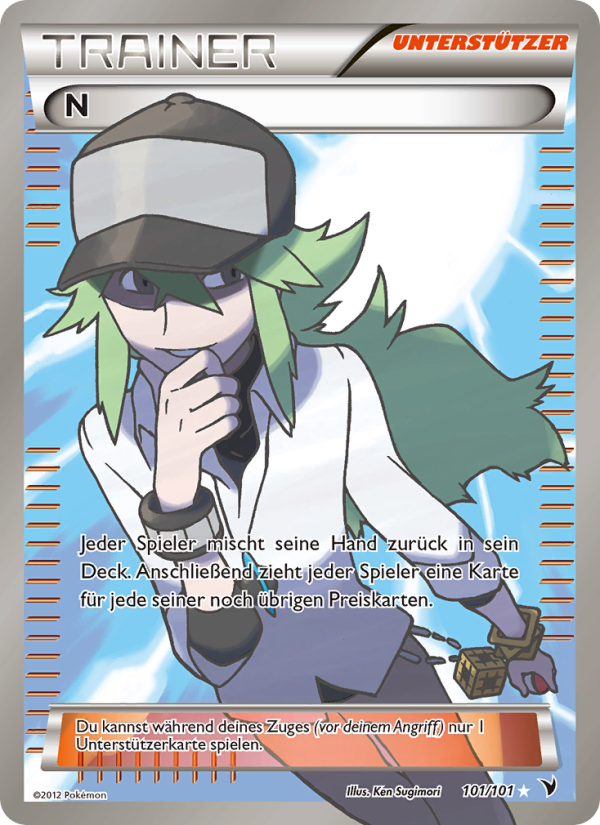 N 101 — Noble Victories (German Pokémon TCG card)