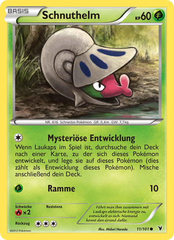 Schnuthelm 11 — Noble Victories (German Pokémon TCG card)