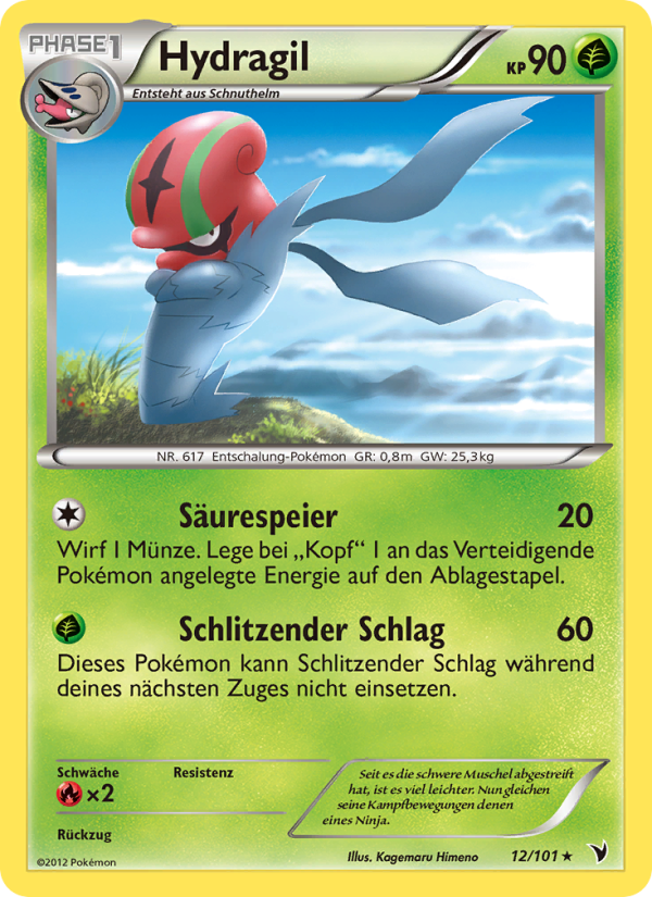 Hydragil 12 — Noble Victories (German Pokémon TCG card)