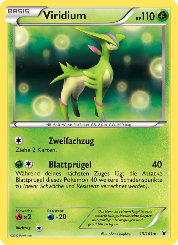 Viridium 13 — Noble Victories (German Pokémon TCG card)