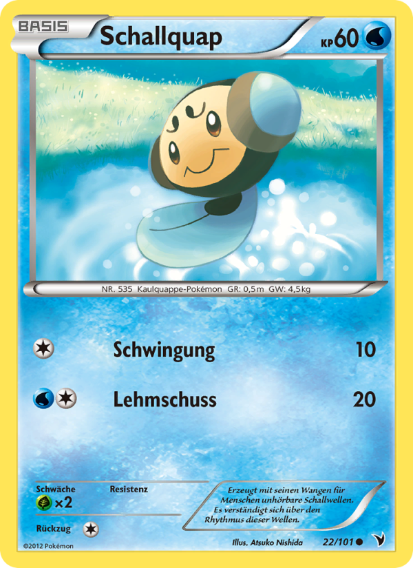 Schallquap 22 — Noble Victories (German Pokémon TCG card)