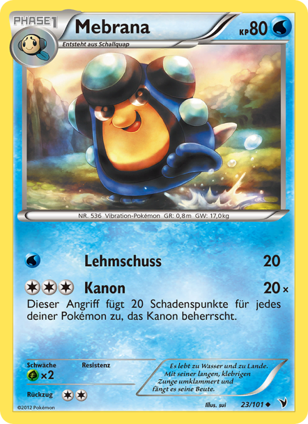 Mebrana 23 — Noble Victories (German Pokémon TCG card)