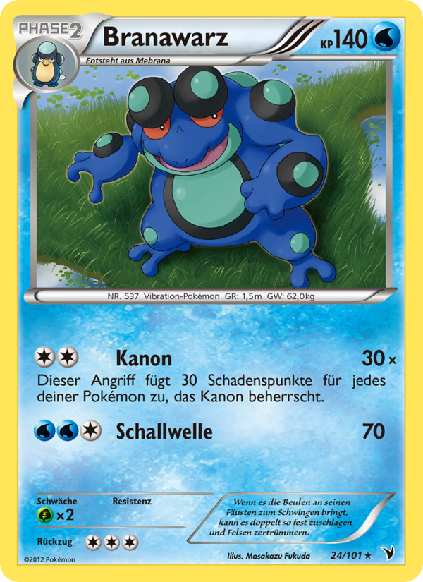 Branawarz 24 — Noble Victories (German Pokémon TCG card)