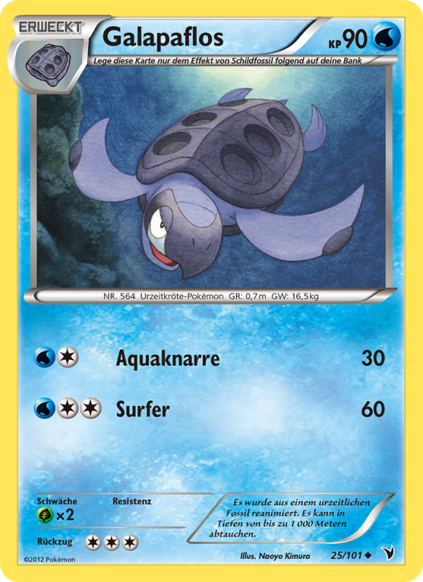 Galapaflos 25 — Noble Victories (German Pokémon TCG card)