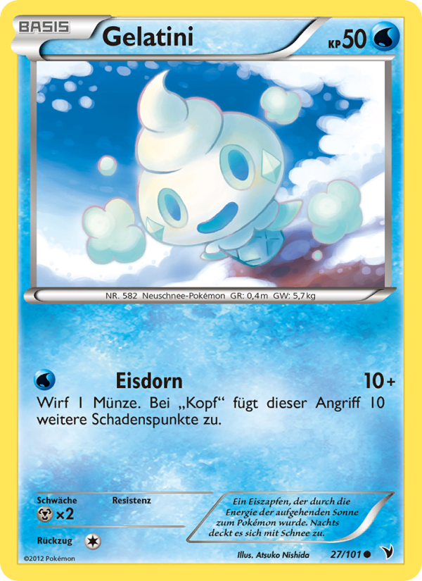 Gelatini 27 — Noble Victories (German Pokémon TCG card)