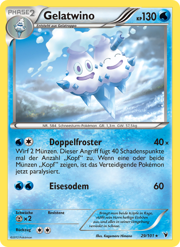 Gelatwino 29 — Noble Victories (German Pokémon TCG card)