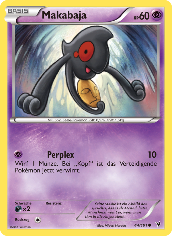 Makabaja 44 — Noble Victories (German Pokémon TCG card)