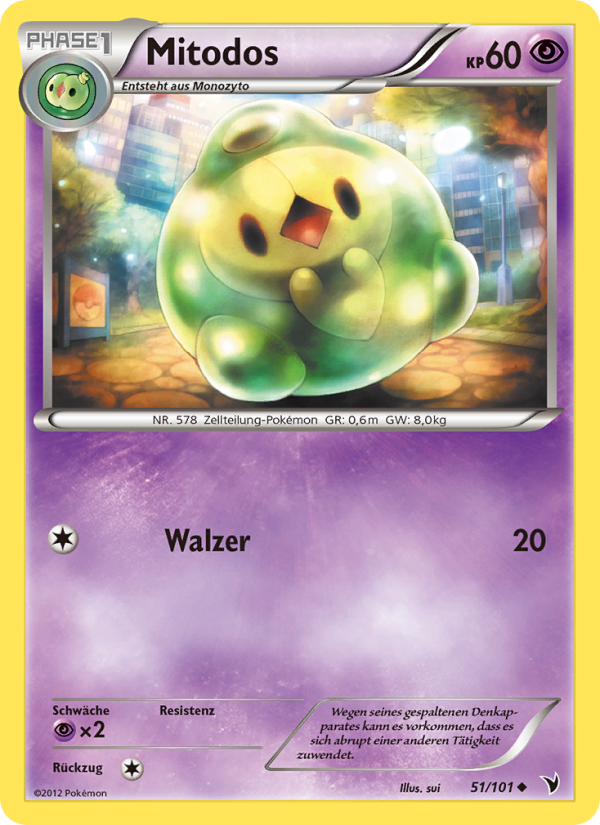 Mitodos 51 — Noble Victories (German Pokémon TCG card)