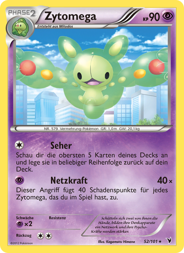 Zytomega 52 — Noble Victories (German Pokémon TCG card)