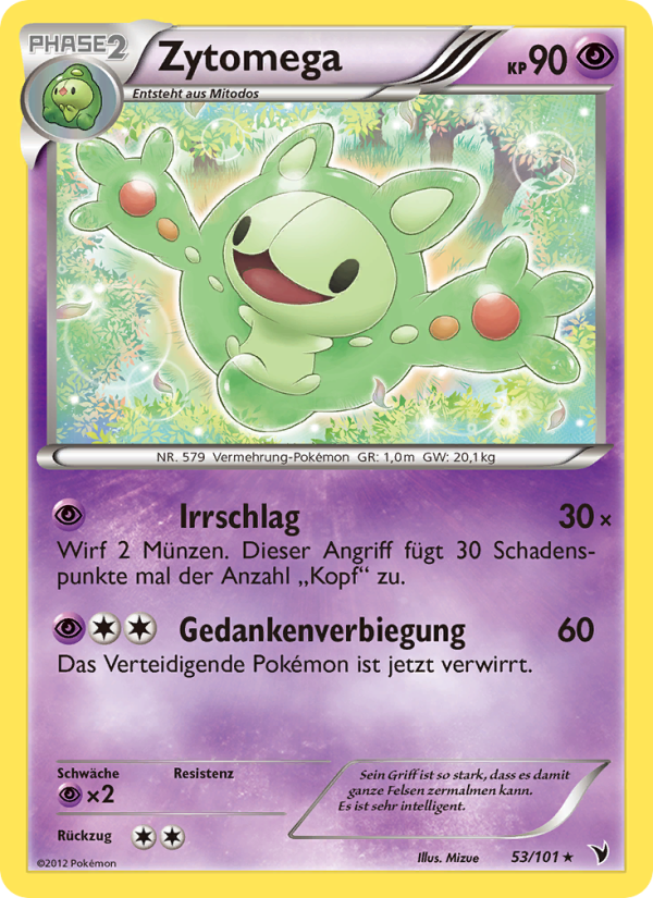 Zytomega 53 — Noble Victories (German Pokémon TCG card)