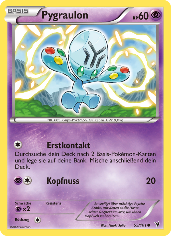 Pygraulon 55 — Noble Victories (German Pokémon TCG card)