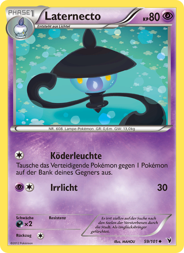 Laternecto 59 — Noble Victories (German Pokémon TCG card)