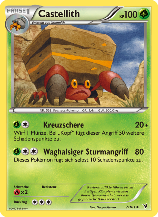 Castellith 7 — Noble Victories (German Pokémon TCG card)